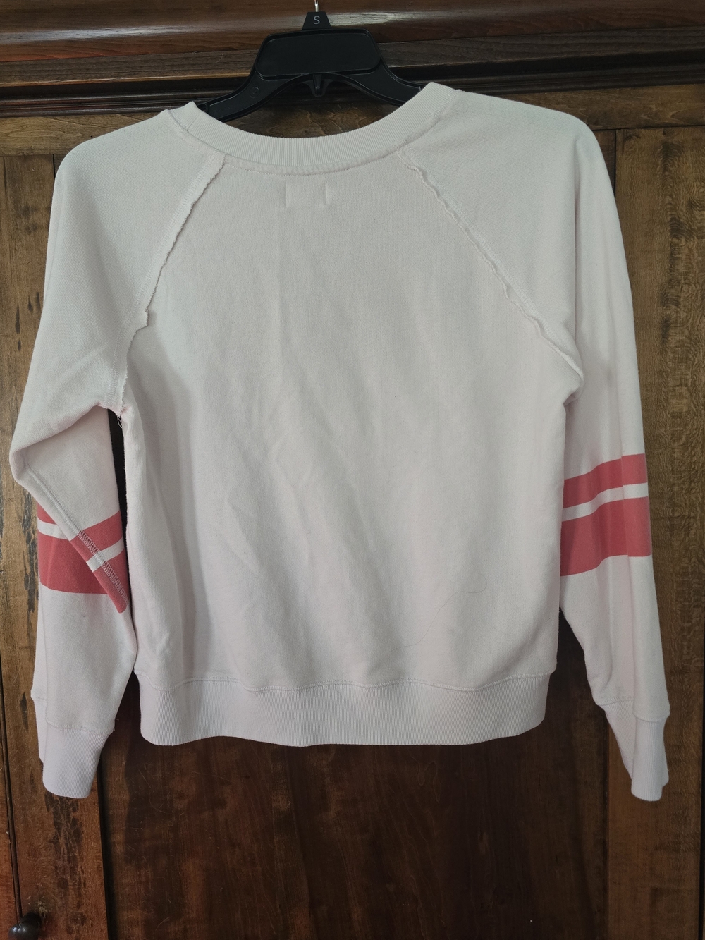 Sundry By Anthropology Sweatshirt w/ Orange Sleeve Accents and Floral Graphic - Picture 5 of 5